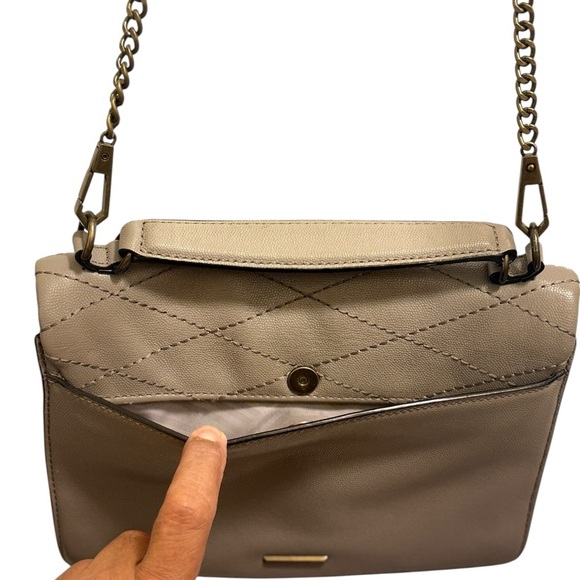 $295 NWT REBECCA MINKOFF JE T'AIME MEDIUM QUILTED LEATHER CROSSBODY Quilte Bag - Picture 10 of 15